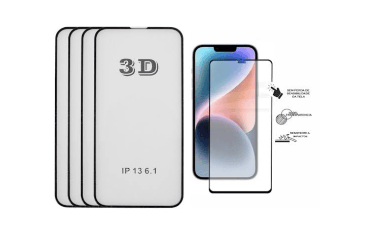 Películas de vidro 3D, privacidade e hidrogel na WCell Jacarezinho